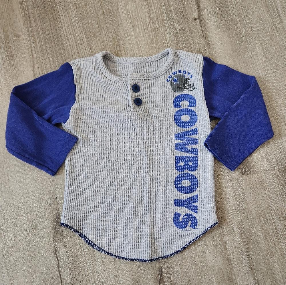 Kids vintage nfl Dallas cowboys thermal top